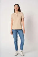 Tricou polo damă iDeal Basic Pique personalizat, pe model