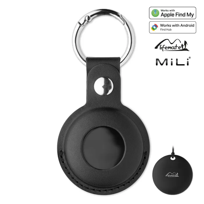 Localizator inteligent Find My personalizat, negru
