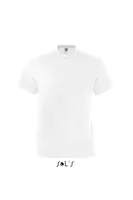 Tricou bărbați SOL'S Victory V-neck personalizat, alb