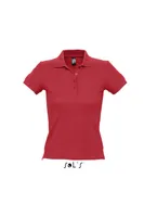 Tricou polo damă SOL'S People personalizat, roșu