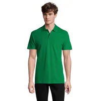Polo SPRING II MEN 210g personalizat, kelly green