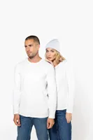 Tricou cu mânecă lungă bărbați Kariban Crew Neck personalizat, pe model