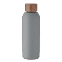 Sticlă cu perete simplu 700 ml personalizată, gri