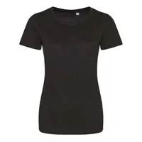 Tricou damă Just Ts Tri-blend T personalizat, negru