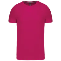 Tricou bărbați Kariban Short-sleeved Crew Neck personalizat, roz
