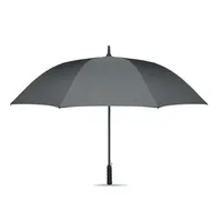 27" umbrelă rezistentă la vânt personalizat, gri