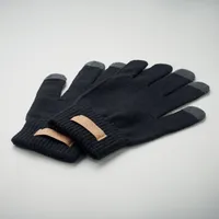 Mănuși tactile RPET personalizate, vedere detaliu