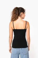 Tricou damă Kariban Strappy Tank Top personalizat, pe model