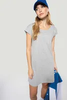 Tricou damă Kariban Long personalizat, pe model