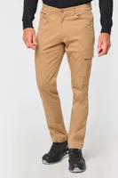 Pantaloni unisex Designed To Work Cotton Stretch Trousers personalizați, pe model