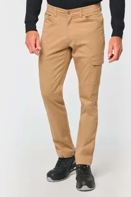 Pantaloni unisex Designed To Work Cotton Stretch Trousers personalizați