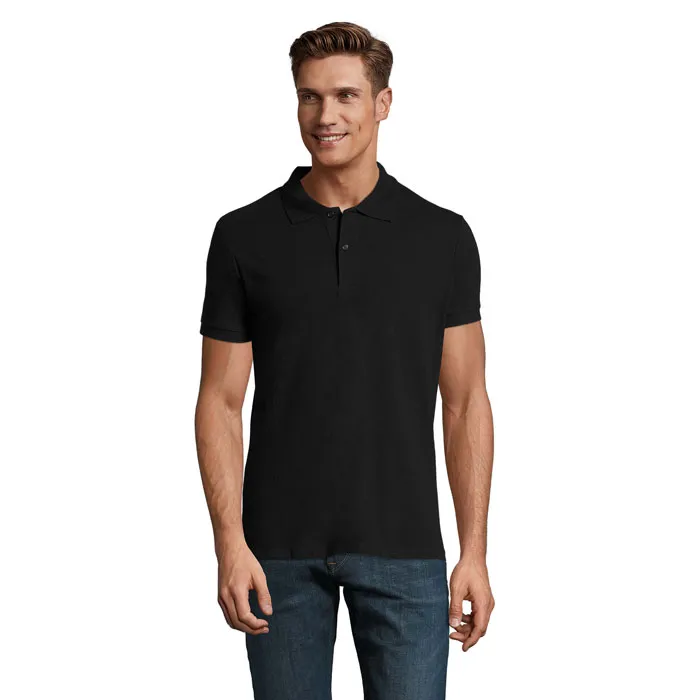 Polo PERFECT MEN 180g personalizat, black
