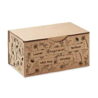 Kit de creștere a florilor personalizat, vedere spate