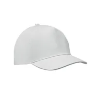 Șapcă baseball 5 panele 180gr personalizată, alb