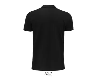 Tricou polo bărbați SOL'S Planet personalizat, negru