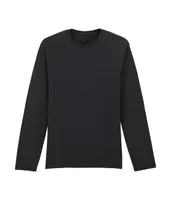 Tricou cu mânecă lungă unisex Gildan Softstyle™ Adult personalizat, negru