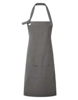 Șorț Premier Calibre Heavy Cotton Canvas Pocket personalizat, gri