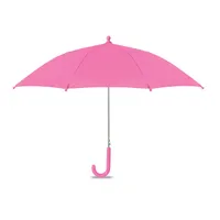 Umbrelă copii 18" automată personalizată, fucsia