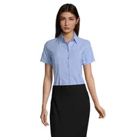 Cămașă damă Sol's Elite Oxford personalizată, sky blue