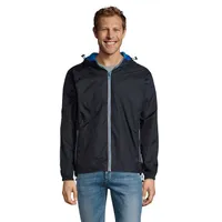 Sol's Skate Lined Windbreaker personalizat, navy/royal