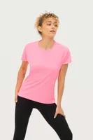 Tricou damă SOL'S Sporty Raglan Sleeved personalizat, pe model
