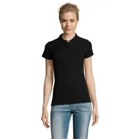 PERFECT WOMEN POLO 180g personalizat, black