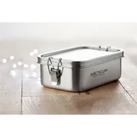 Cutie pt prânz de inox 750ml personalizat, vedere zona de personalizare