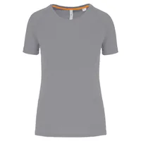 Tricou damă Proact Recycled Round Neck Sports personalizat, gri