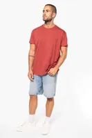 Tricou unisex Kariban Organic 190IC Crew Neck personalizat, pe model