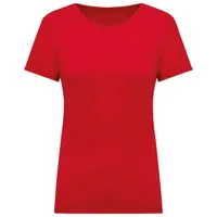 Tricou damă Kariban Organic IN Conversion personalizat, roșu