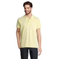 PLANET MEN Polo 170g personalizat, galben deschis