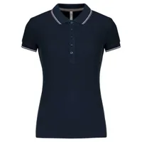 Tricou polo damă Kariban Short-sleeved personalizat, albastru