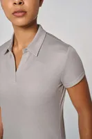 Tricou polo damă Proact Short-sleeved personalizat, pe model