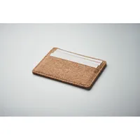 Suport carduri plută cu RFID personalizat, vedere detaliu