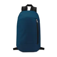 Rucsac cu buzunar frontal. personalizat, albastru