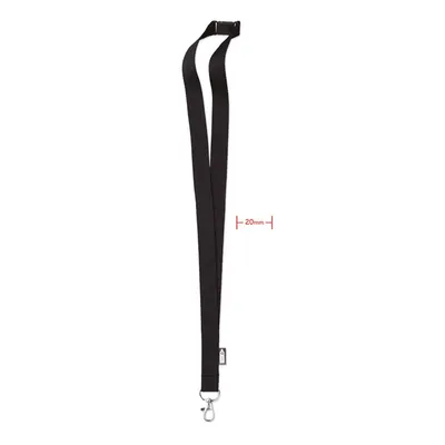 Lanyard din RPET cu carabină