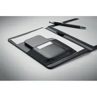 Portofoliu A5 300D RPET personalizat, vedere detaliu