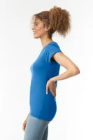 Tricou damă Gildan Softstyle™ V-neck personalizat, pe model