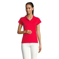 Tricou polo damă Sol's Prescott 170 personalizat, red