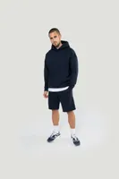 Pantaloni scurți unisex Kariban French Terry Bermuda Shorts personalizați, pe model