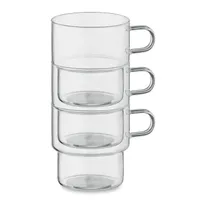 Sticlă borosilicată  300 ml personalizată, vedere spate