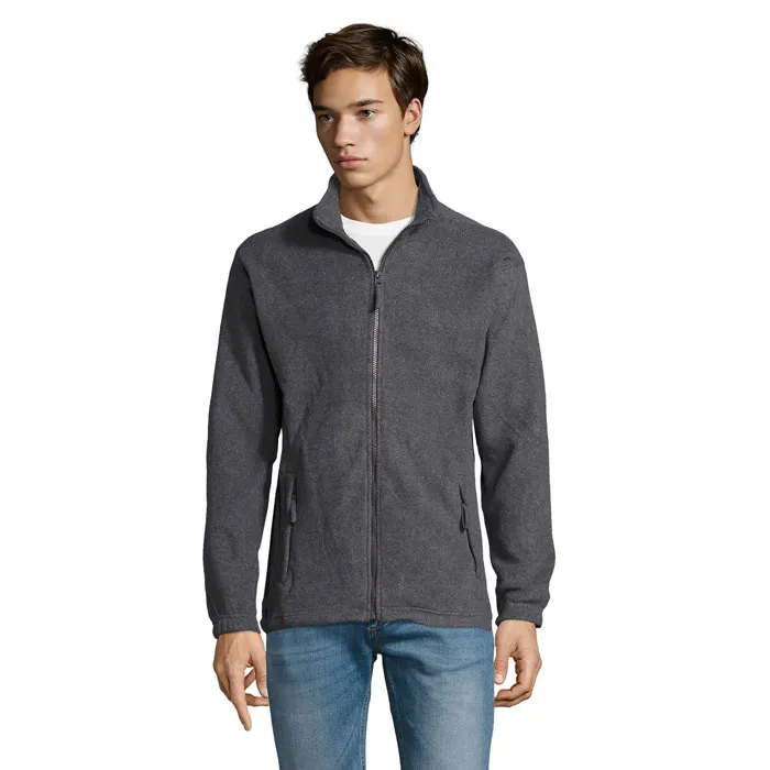 NORTH Jachetă Fleece personalizat, gri melange