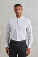 Cămașă unisex Premier Banded Collar Grandad personalizată, pe model