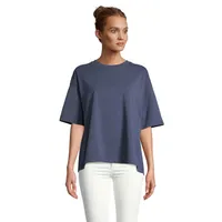 Tricou damă Sol's Boxy Tricou Oversized personalizat, denim