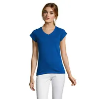 MOON FEMEI T-SHIRT 150g personalizat, royal blue