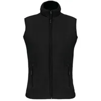 Vestă damă Kariban Melodie Microfleece Gilet personalizată, negru
